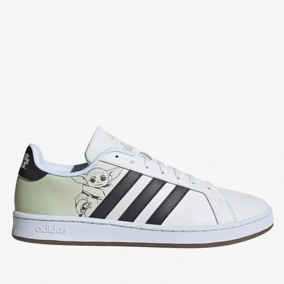 Host Pick Adidas x Star  Wars Grand Court Baby Yoda - Picture 1 of 15